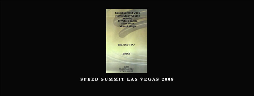 Speed Summit Las Vegas 2008 from Yates J Canipe, Vince Wingo and Scott Bolan
