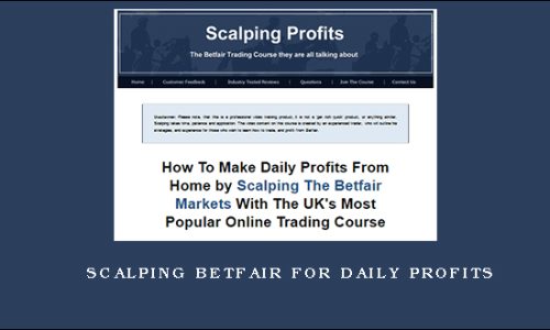 Scalping Betfair For Daily Profits