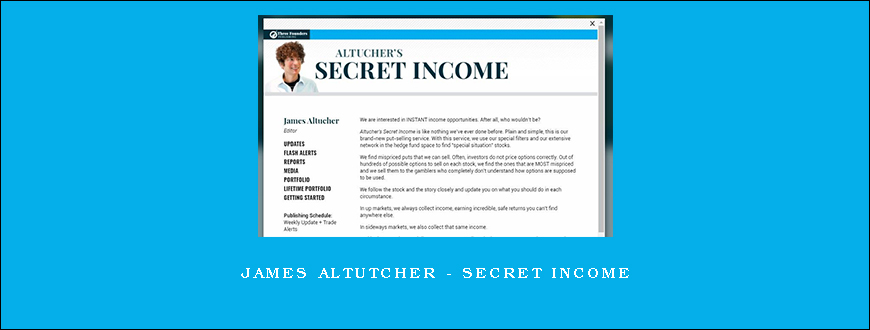 James Altutcher - Secret Income