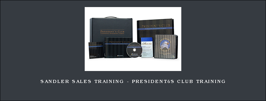 Sandler Sales Training – President’s Club Training