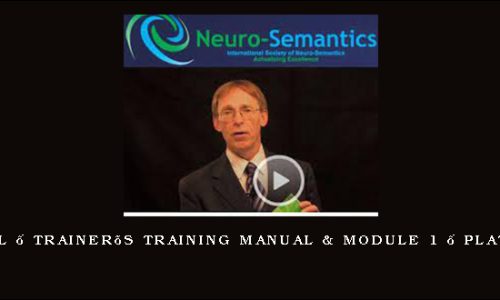 Michael Hall – Trainer’s Training Manual & Module 1 – Platform Skills