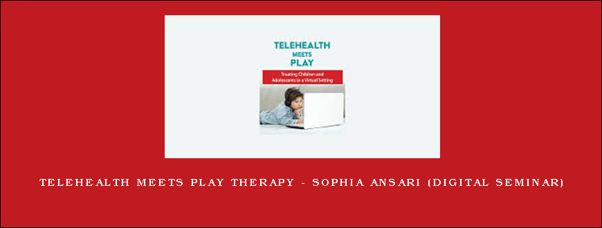 Telehealth Meets Play Therapy - SOPHIA ANSARI (Digital Seminar)