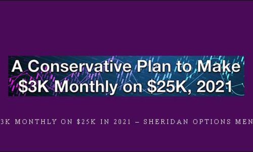 Make $3K Monthly on $25K in 2021 – Sheridan Options Mentoring