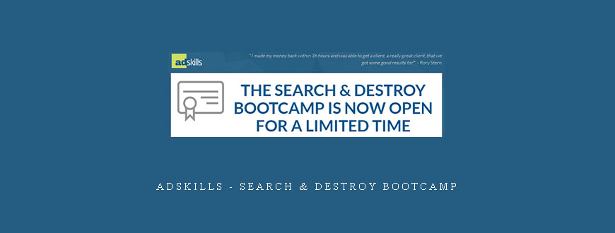 Adskills – Search & Destroy Bootcamp