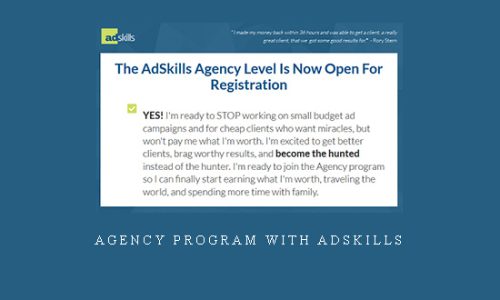 Agency Program with AdSkills