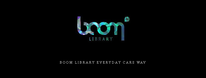 BOOM Library Everyday Cars WAV