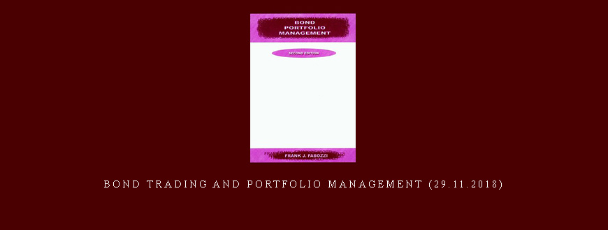 Bond Trading and Portfolio Management (29.11.2018)