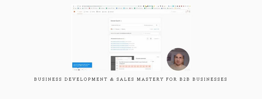 Business Development & Sales Mastery For B2b Businesses