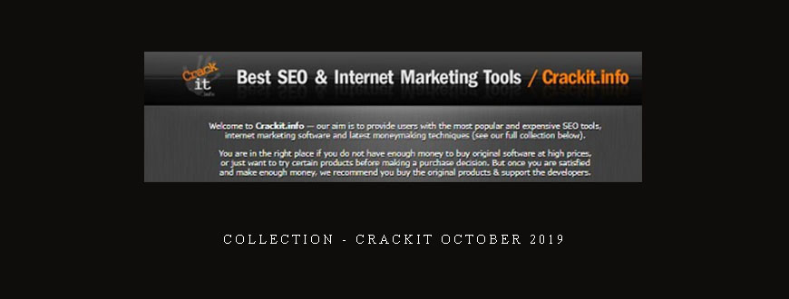 Collection – Crackit October 2019