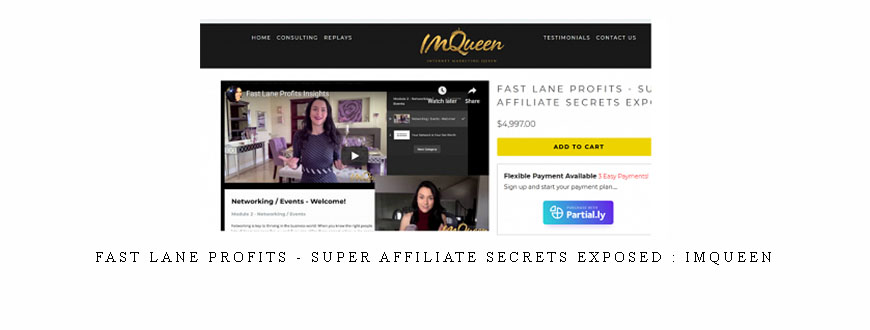 Fast Lane Profits – Super Affiliate Secrets Exposed : IMQueen