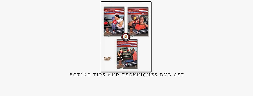 BOXING TIPS AND TECHNIQUES DVD SET