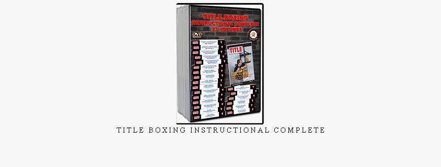 TITLE BOXING INSTRUCTIONAL COMPLETE